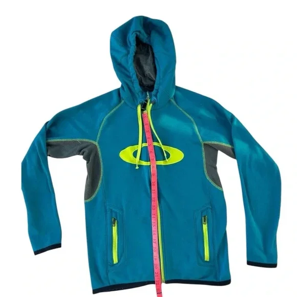 Oakley‎ Fleece Jacket Teal - Picture 9 of 13
